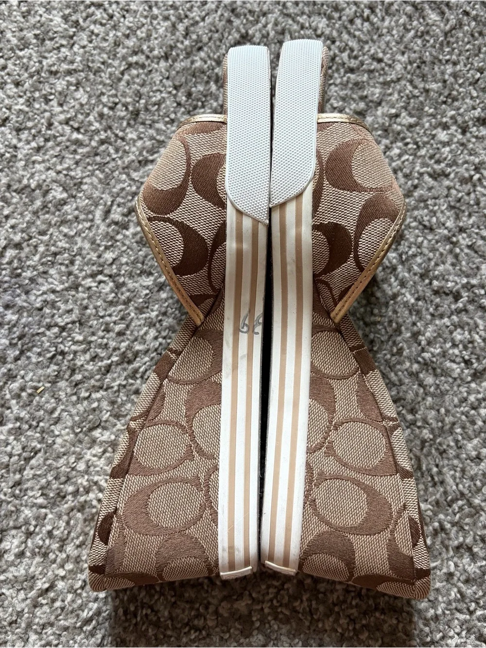 Vintage Y2K coach perry wedges